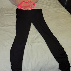 NWOT MissPap Ruched Ribbed Leggings US12